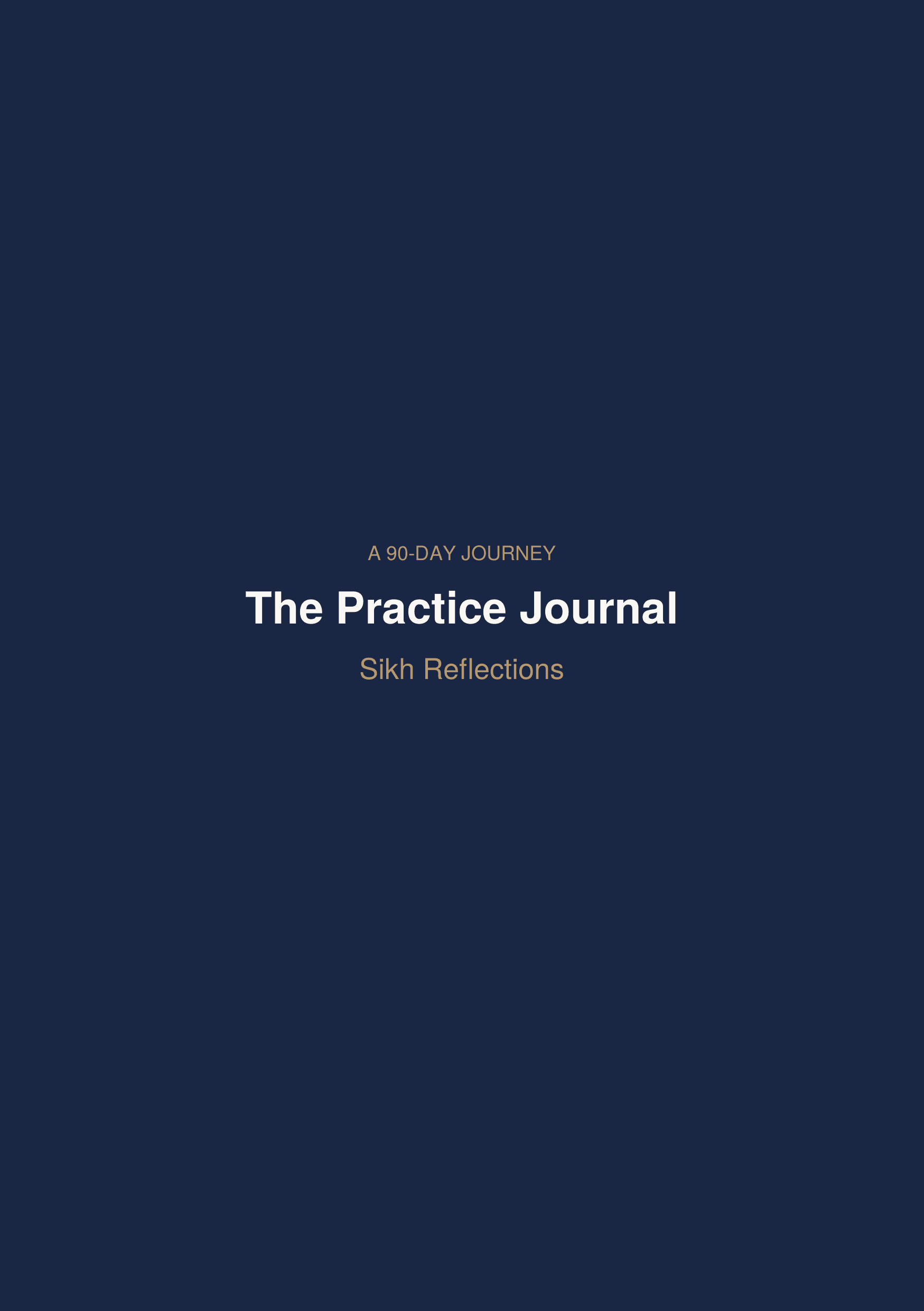 The Practice Journal